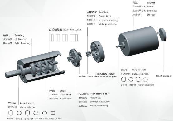 齿轮减速机结构图